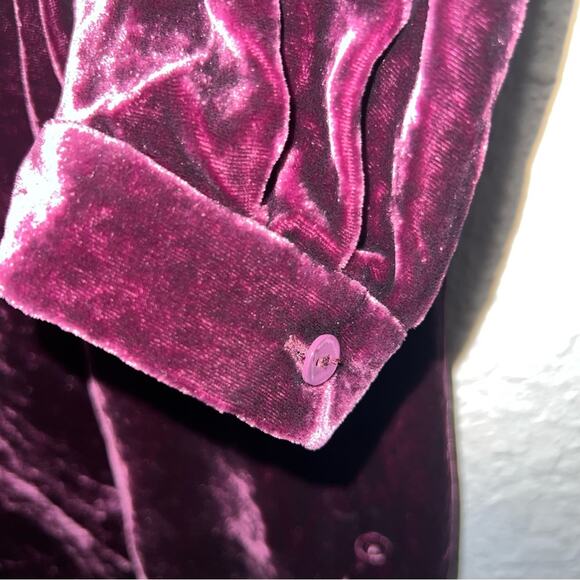 Eileen Fisher Velvet Crew Neck Dress - Picture 7 of 9